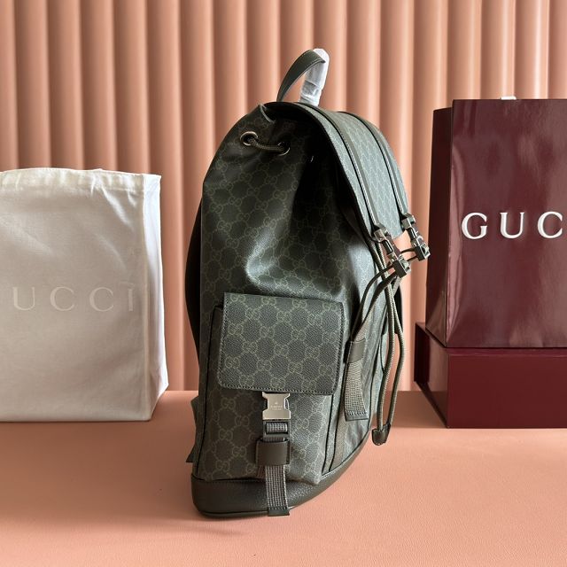 GG original fabric chroma large backpack 792080 green