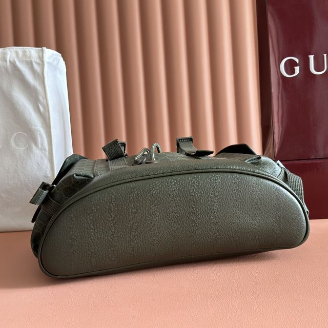 GG original fabric chroma large backpack 792080 green