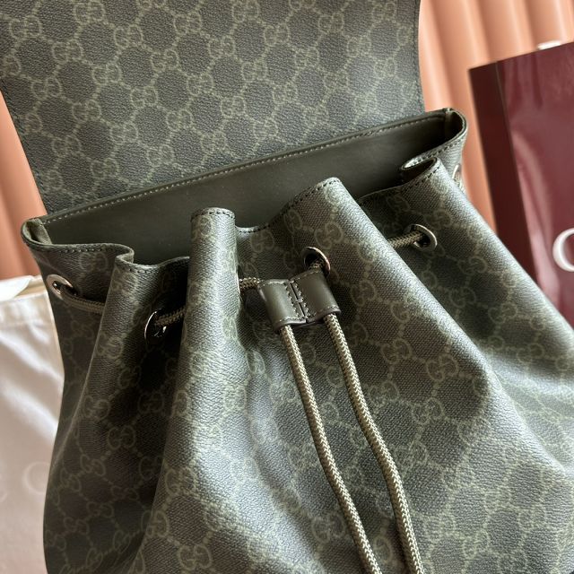 GG original fabric chroma large backpack 792080 green
