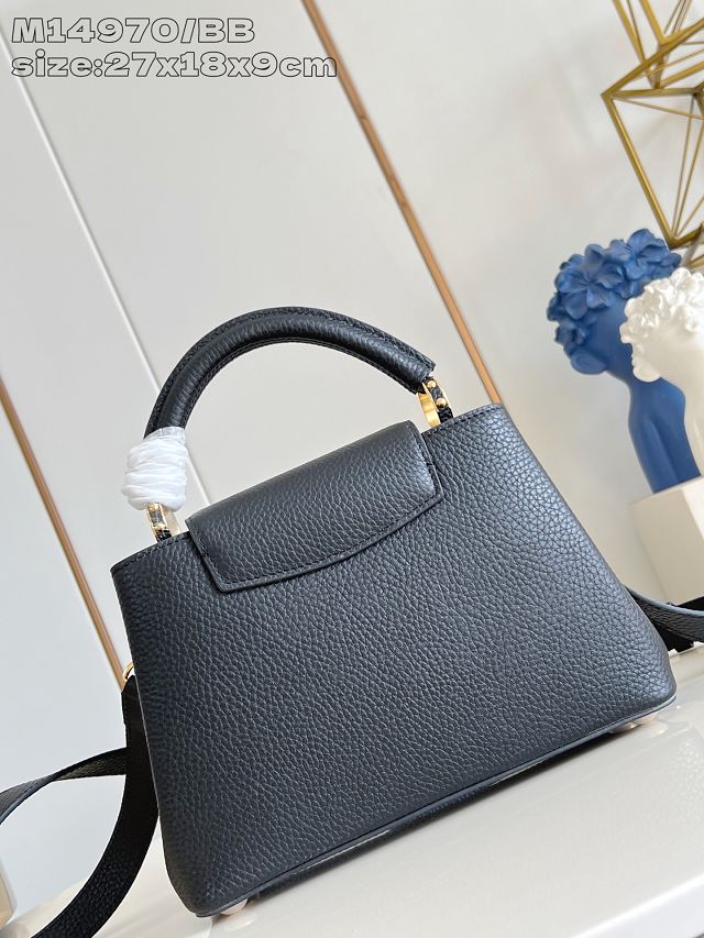 Louis vuitton original calfskin capucines BB handbag M14970 brown