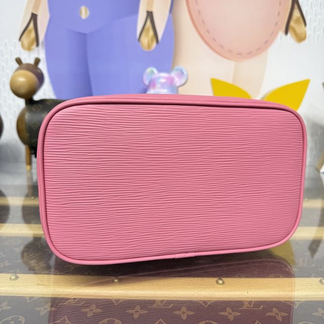 Louis vuitton original epi leather nice BB cosmetic case M12668 pink