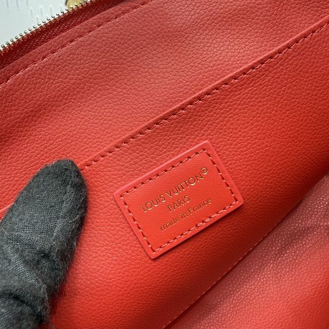 Louis vuitton original epi leather pochette cosmetique M15197 red