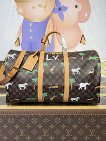 Louis vuitton origianl damier ebene keepall 50 N41416