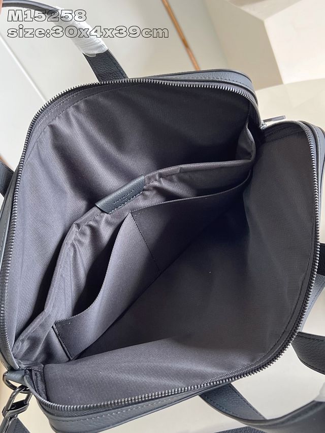 Louis vuitton original calfskin gate briefcase M15258 black