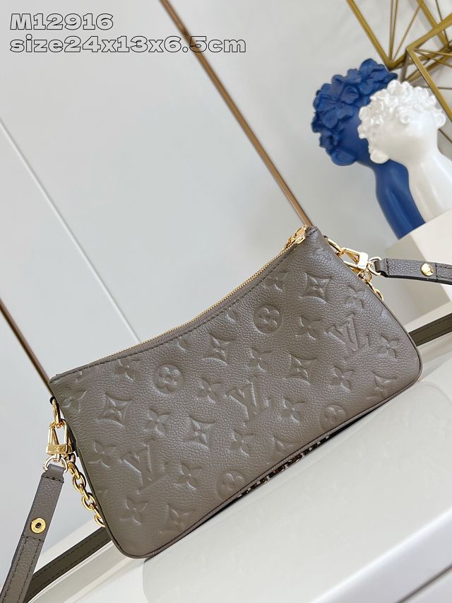 Louis vuitton original calfskin liv pochette M25816 smoke