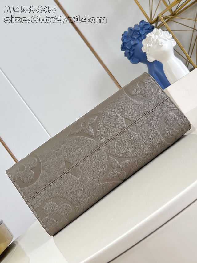 Louis vuitton original calfskin onthego mm M25523 smoke