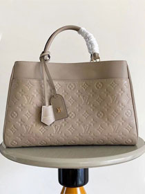 Louis vuitton original calfskin avenue MM handbag M25575 grey