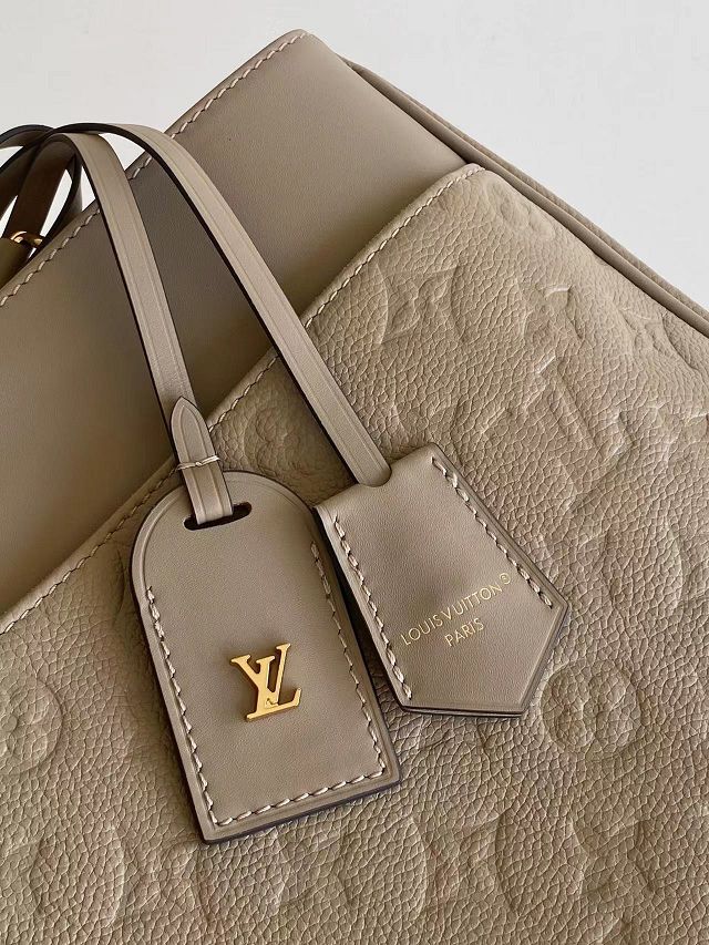 Louis vuitton original calfskin avenue MM handbag M25575 grey