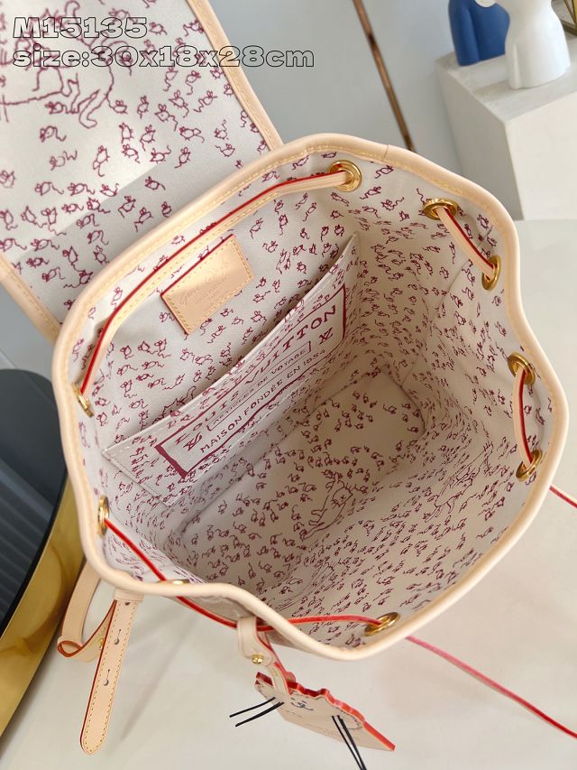 Louis vuitton original meowgram canvas montsouris backpack PM M15135