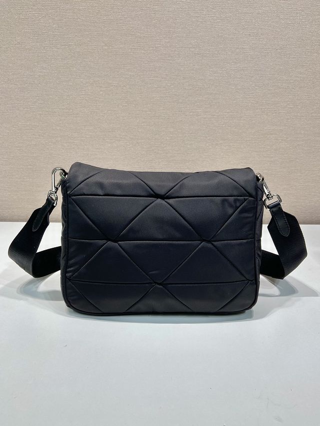 Prada original nylon medium shoulder bag 1BD290 black