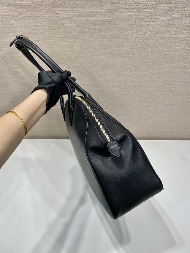 Prada original calfskin large tote bag 1BG506 black