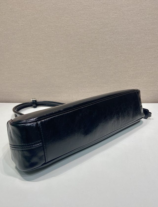 Prada original calfskin medium tote bag 1BA846 black