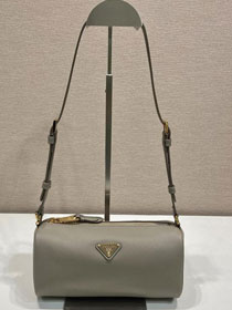Prada original calfskin pouch 1BC239 grey