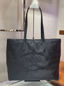 Prada original nylon large tote bag 1BG218 black