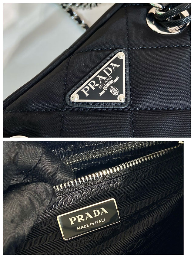 Prada original nylon medium camera bag 1BB903 black