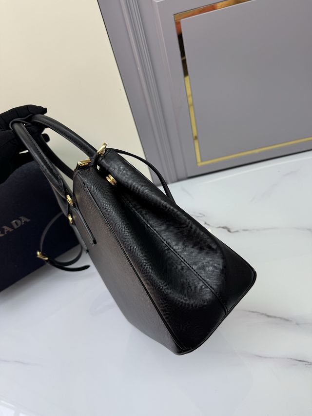 Prada original saffiano calfskin galleria large bag 1BA274 black