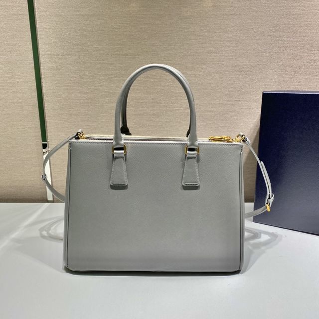 Prada original saffiano calfskin galleria large bag 1BA274 grey