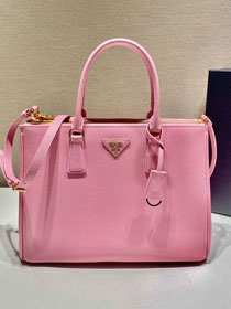 Prada original saffiano calfskin galleria large bag 1BA274 pink
