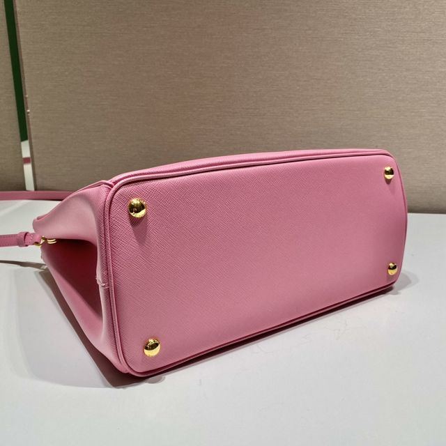 Prada original saffiano calfskin galleria large bag 1BA274 pink