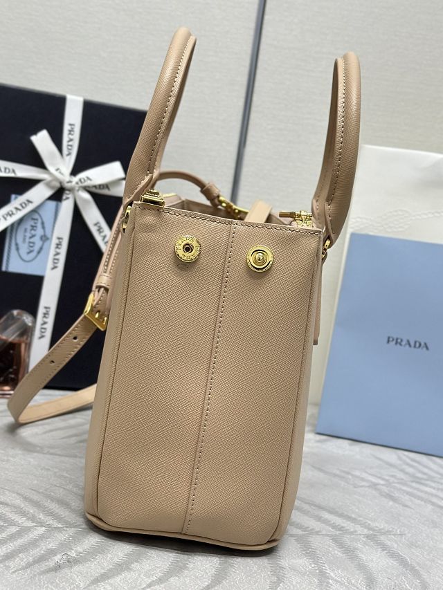 Prada original saffiano calfskin galleria large bag 1BA274 apricot