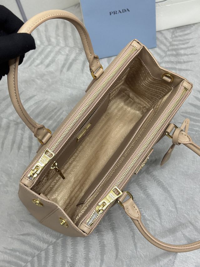 Prada original saffiano calfskin galleria large bag 1BA274 apricot