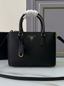 Prada original saffiano calfskin galleria medium bag 1BA863 black