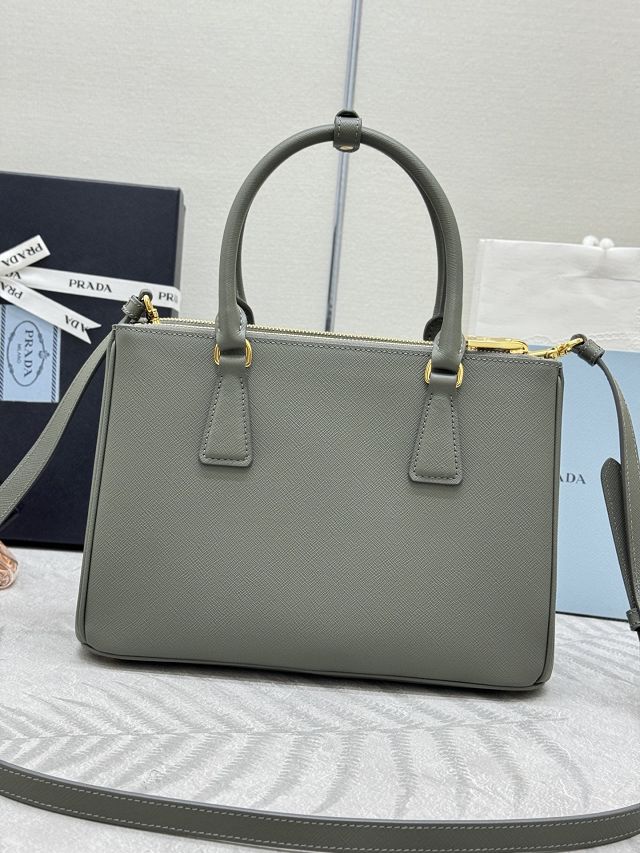 Prada original saffiano calfskin galleria medium bag 1BA863 grey