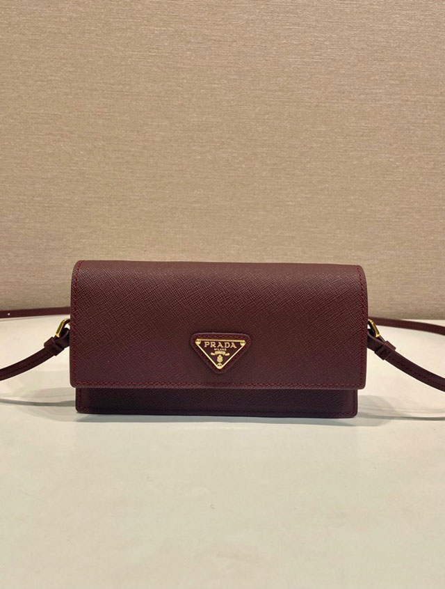 Prada original saffiano calfskin mini bag 1NF059