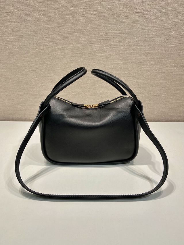 Prada original calfskin darling handbag 1BA451 black