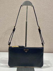 Prada original calfskin pouch 1NE545 black