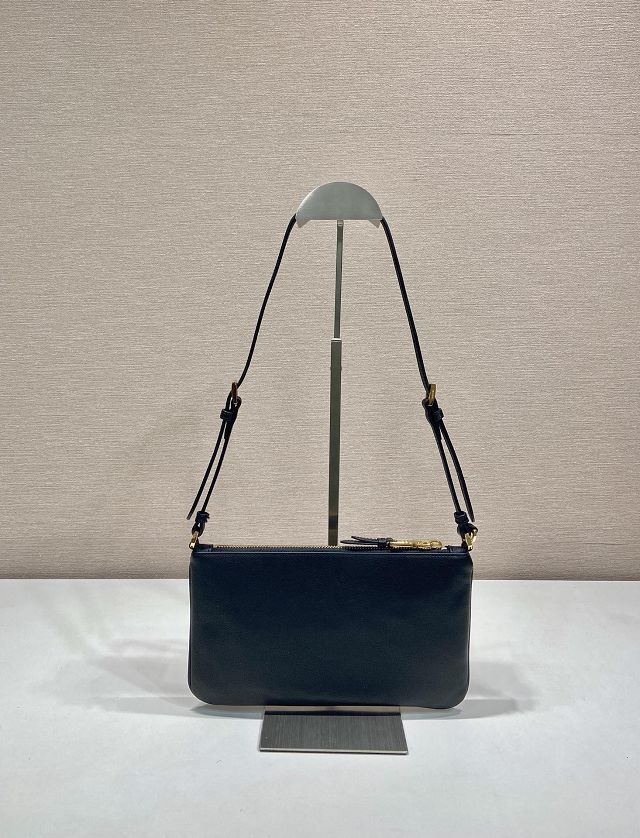 Prada original calfskin pouch 1NE545 black
