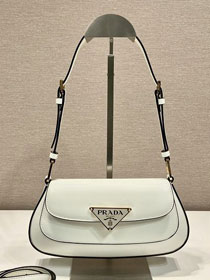 Prada original calfskin shoulder bag 1BD345 white