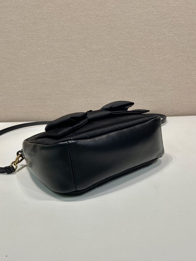 Prada original nylon mini hobo bag 1BC241 black