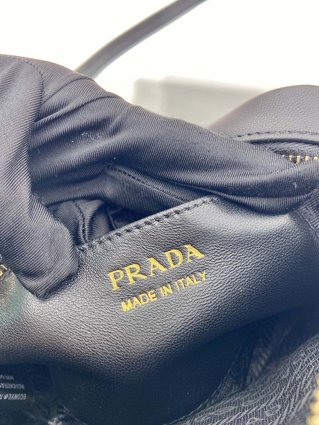 Prada original nylon mini shoulder bag 1BC242 black