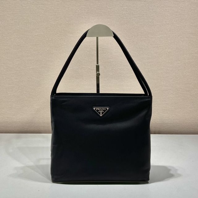 Prada original nylon medium tote bag B6246 black