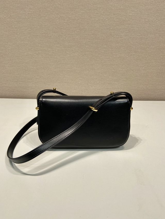 Prada original calfskin mini shoulder bag 1BD339 black