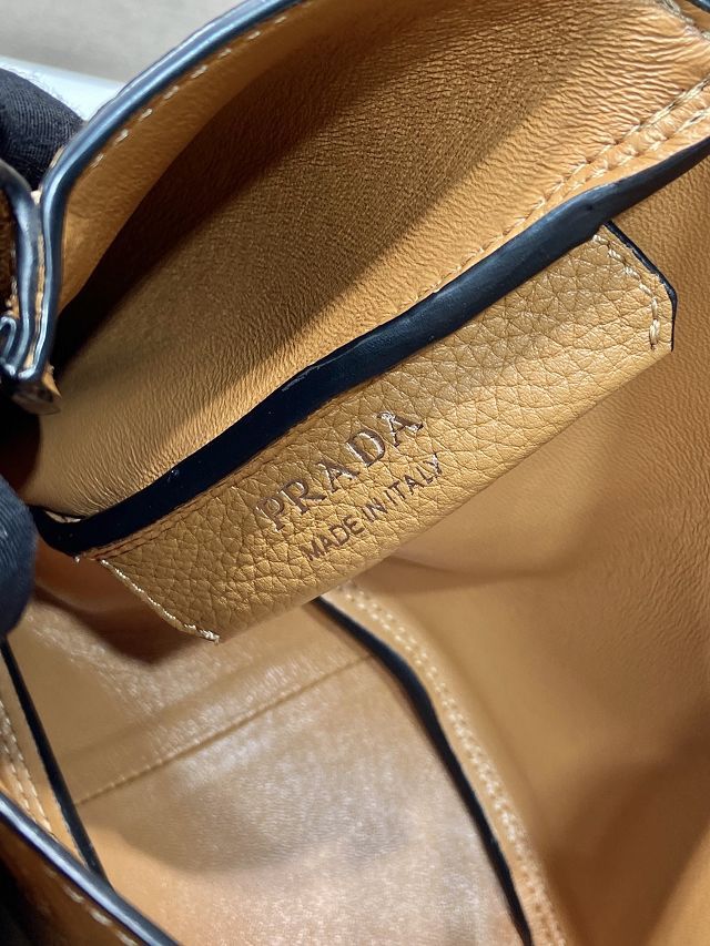 Prada original calfskin mini tote bag 1BA349 caramel