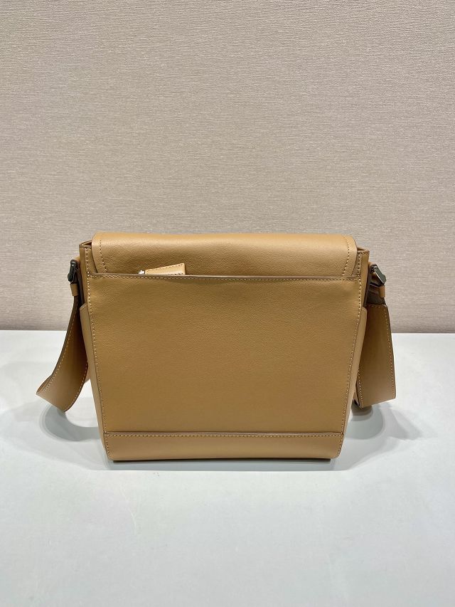 Prada original calfskin small shoulder bag 2VD069 caramel