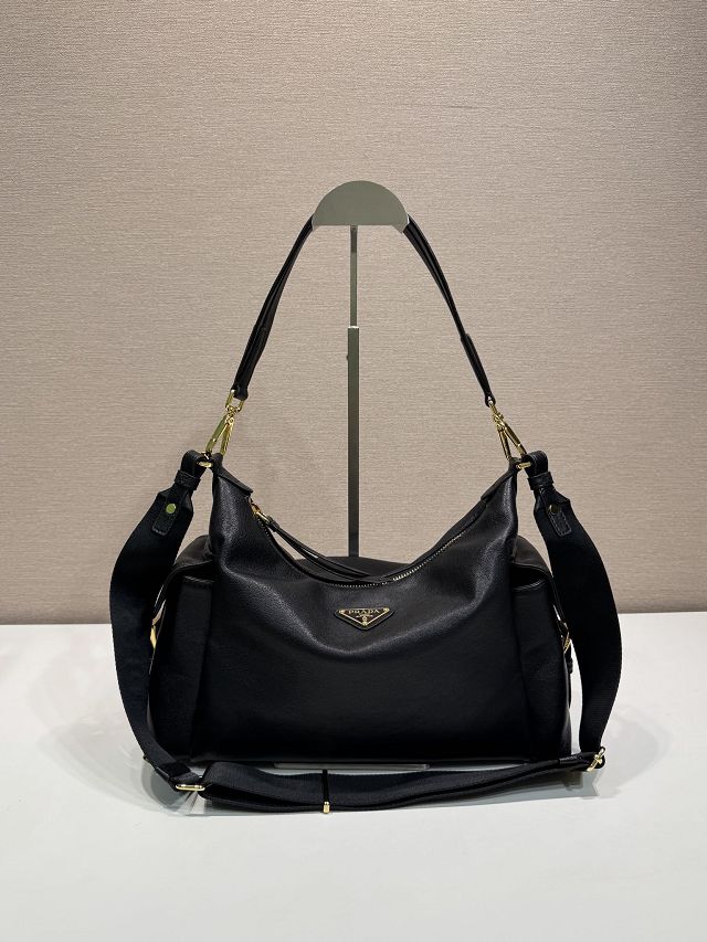 Prada original lambskin explore shoulder bag 1BC264 black