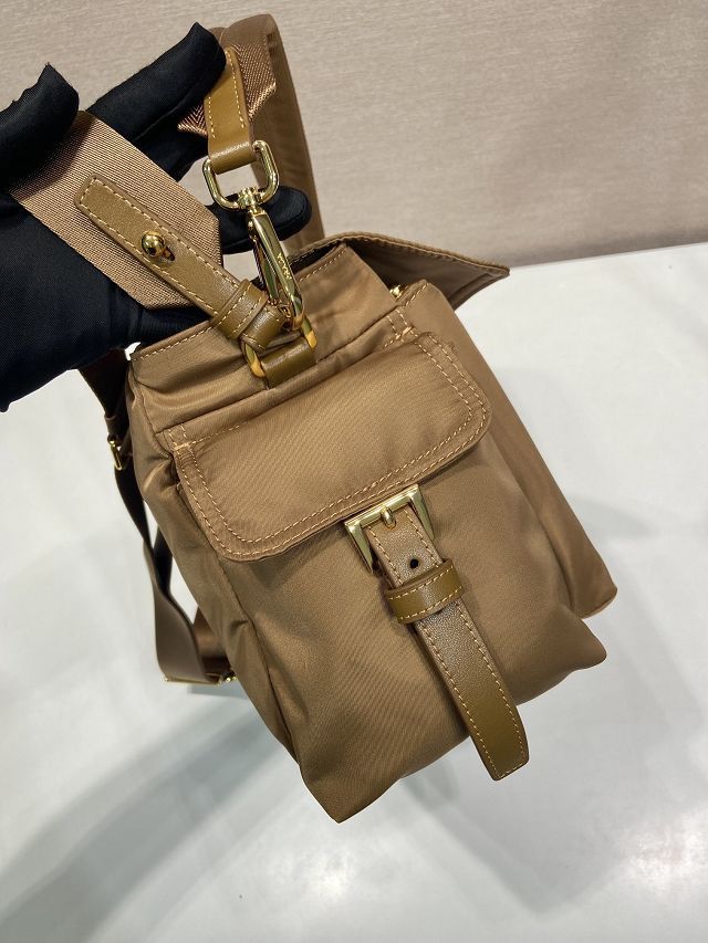 Prada original nylon explore large shoulder bag 1BD391 brown
