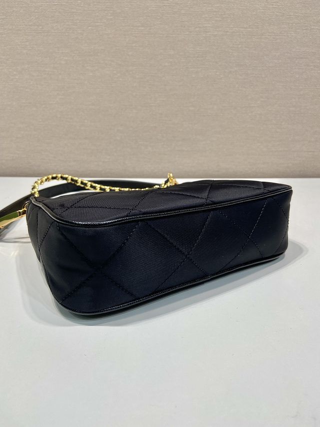 Prada original nylon re-edition mini bag 1BC204 black