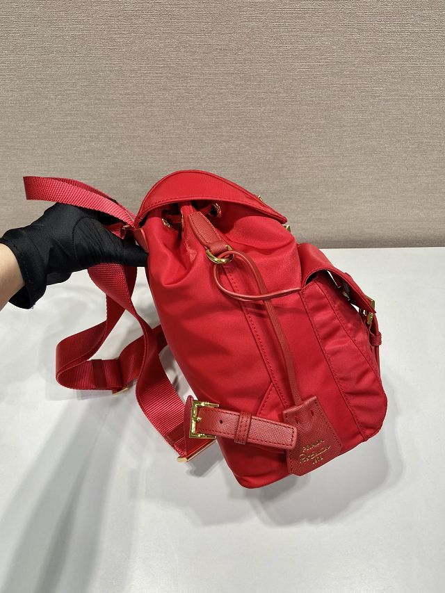 Prada original nylon small backpack 1BZ677 red