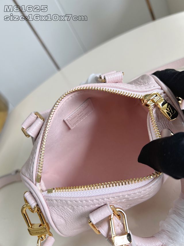 Louis vuitton original calfskin nano speedy M27107 snowy pearl