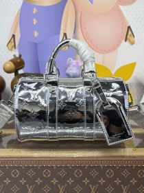 Louis vuitton original miroir canvas onthego keepall 25 M26903 silver	