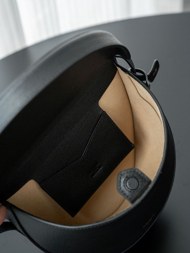 Alaia original nubuck calfskin hip bag AL0001 black