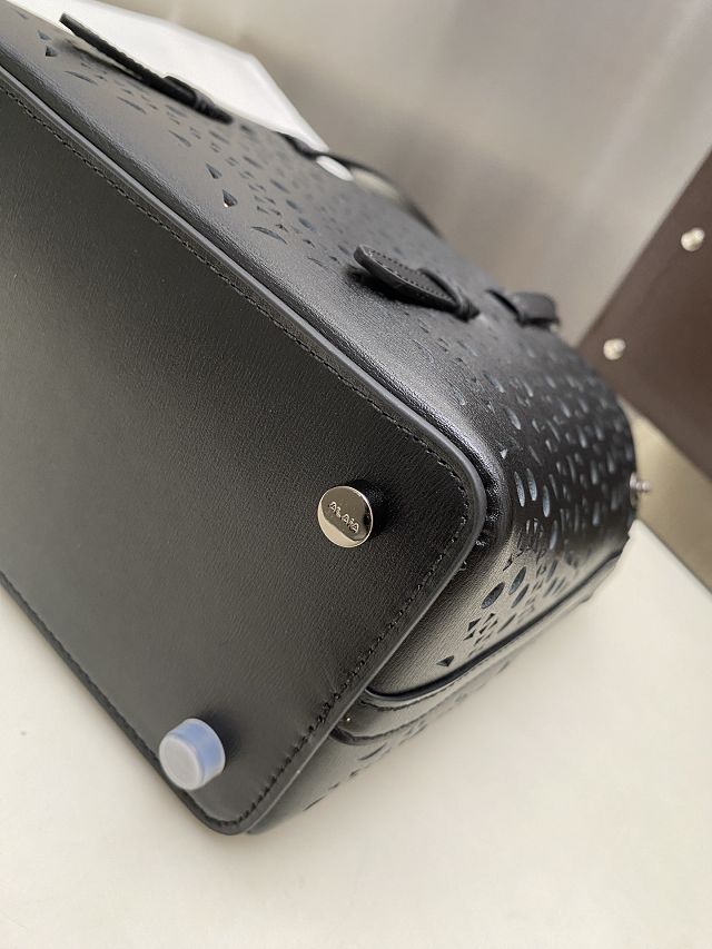 Alaia original vienne wave calfskin mina 20 bag AL0004 black