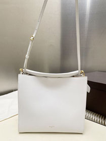Alaia original calfskin le click small square bag AL0017 white