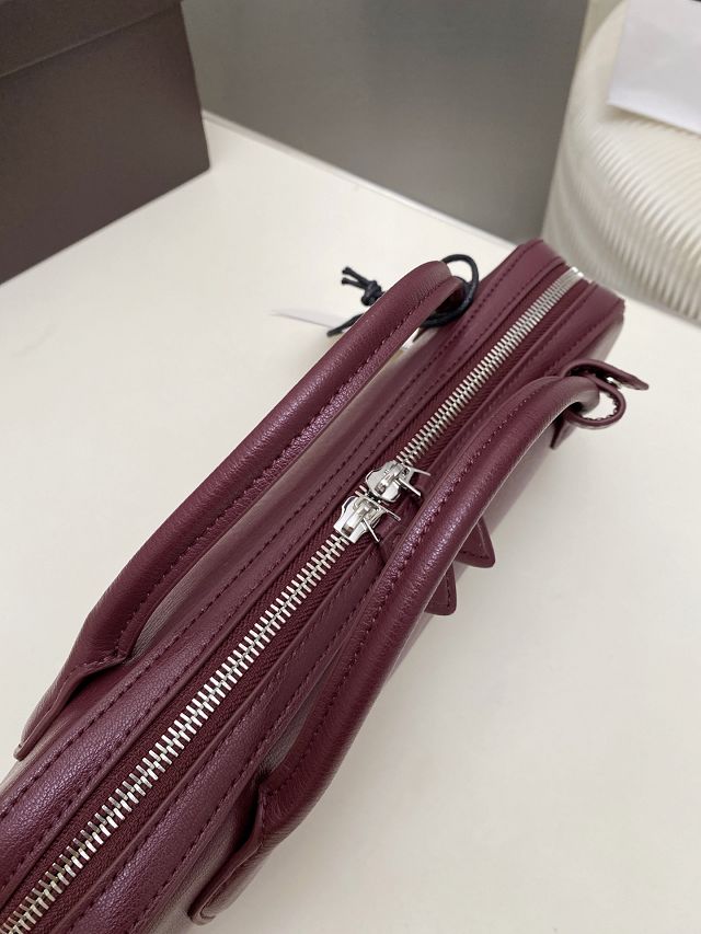 Alaia original lambskin le teckel clutch AL0022 bordeaux