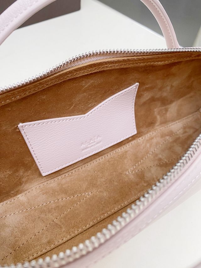 Alaia original lambskin le teckel clutch AL0022 pink