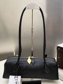 Alaia original lambskin le teckel medium bag AL0024 black